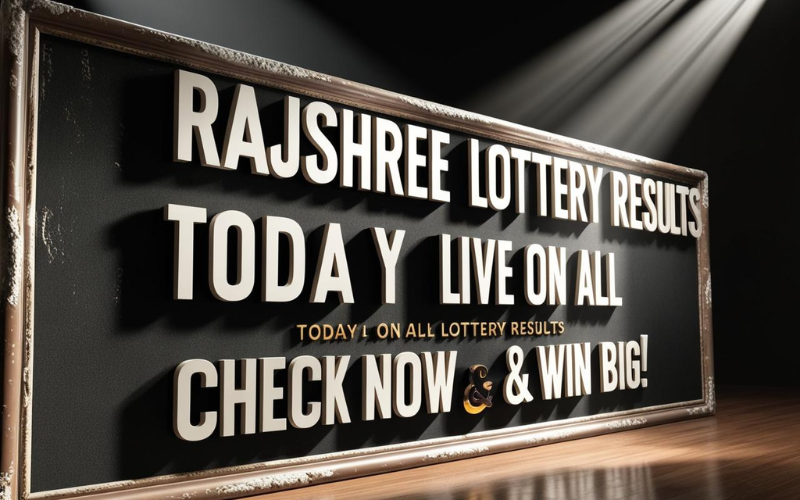 Rajshree Lottery Result Today LIVE